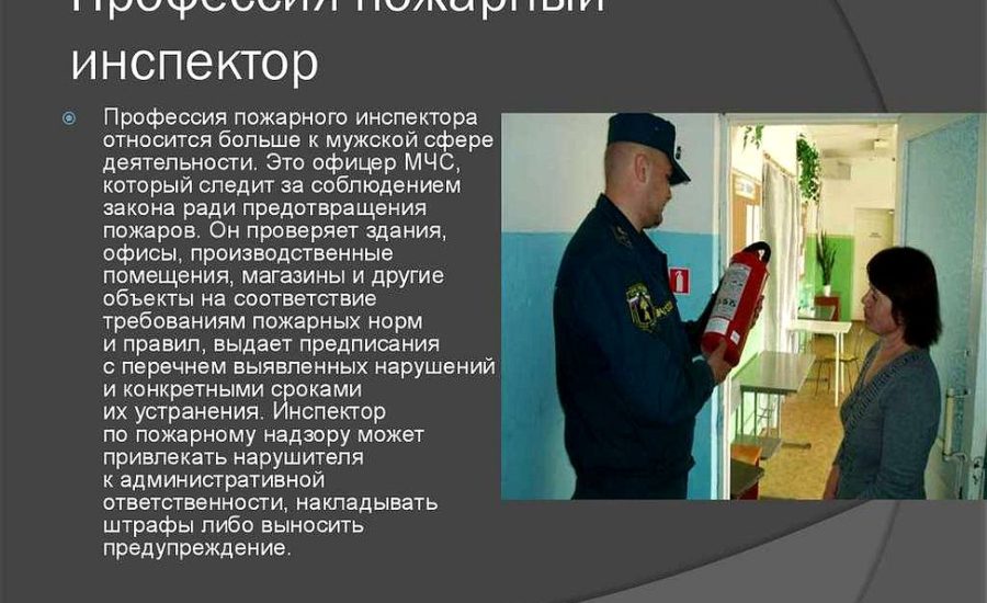 инспектор службы безопасности