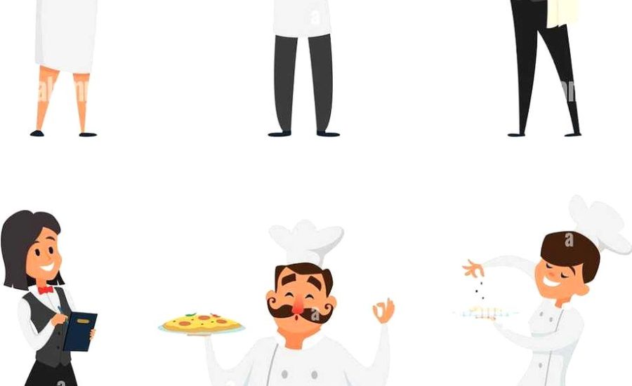 официант в ресторан