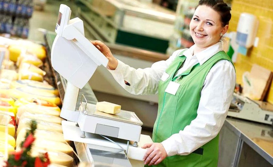 продавец-кассир в продуктовый магазин