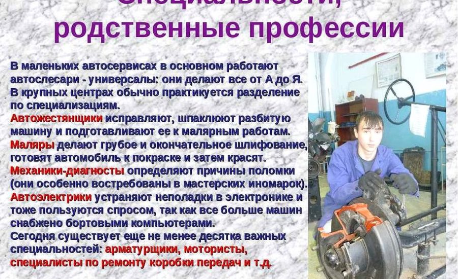 слесарь по обслуживанию и ремонту оборудования